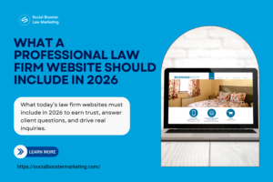 What A Professional Law Firm Website Should Include In 2026
